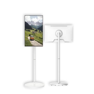 China 32 Zoll Touchscreen Stand Mobilbildschirm Portable TV Tablet mit Rädern zu verkaufen