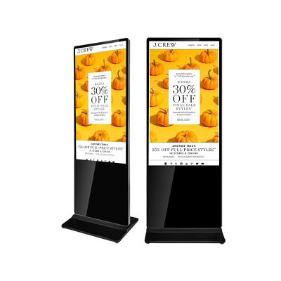 China Factory Supply 43 Inch Digital Signage Floor Standing Touch Screen Indoor Kiosk Totem LCD Display Products for sale