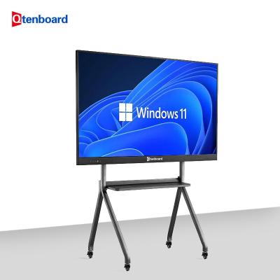 China Qtenboard Ir Touch 55 Inch Dual System Smart Board Whiteboard Government Procurement for sale