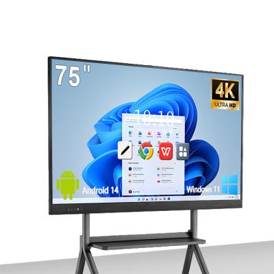 China A55x8 Architecture Infrared 50 Point Touch Screen Smart Board Whiteboard for sale