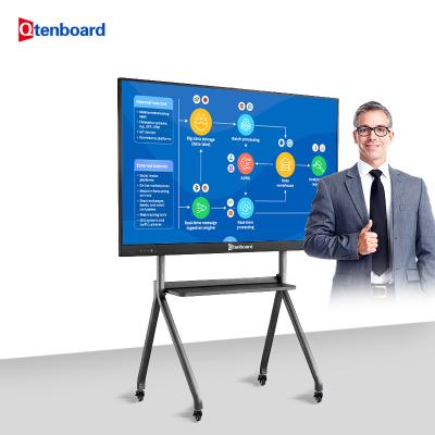 China Qtenboard 55 Zoll Büro/Schule/Klassenzimmer Interaktives Smartboard Interaktives Flachbild zu verkaufen