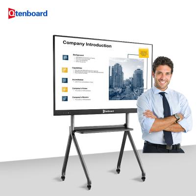 China Qtenboard 55 65 75 86 98 Zoll Dual OS Lcd Interaktiv Touchscreen Interaktives Smartboard für den Unterricht zu verkaufen