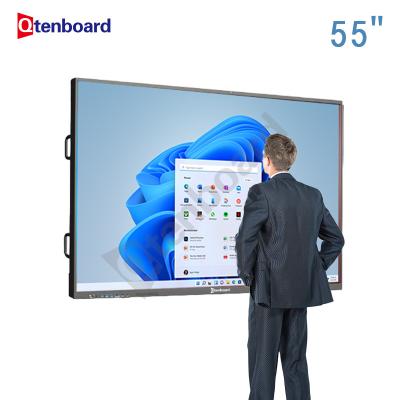 China Qtenboard Interactive Touch Screen Monitor Interactive Touch Panel Educational Equipment for Schools for sale