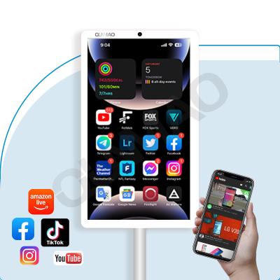 Κίνα Qtenboard 21.5 27 32 ιντσών Κινητή οθόνη αφής Φορητή τηλεόραση Φορητή τηλεόραση Tablet προς πώληση