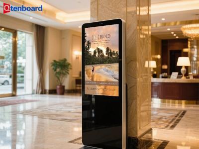 Chine Qunmao en gros Hôtel Affichage numérique Android Plancher debout Affichage numérique intérieur à vendre