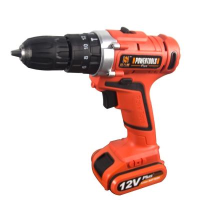 China 12V 1.5Ah 23NmTwo Cordless Wood/Steel Speed Impact Drill Driver Set Electric Drill for sale