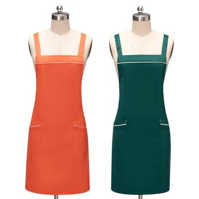 China Custom 100% Printing Cotton Chef Aprons Women Men Waitress Apron Wholesale COMMON Bartender Cooking Kitchen Aprons for sale