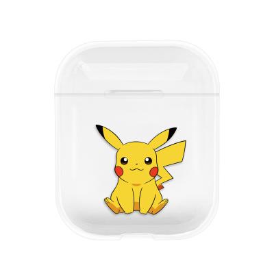 China Custom logo Anti-fall transparent hard PC forairpod case earphone cover accessories forairpods snare drum for sale