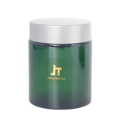China Household Products 50ml 100g Factory Empty Single Luxury Glass Decor Home Candle Jars Containers Glass Jar With Sliver Lid for sale