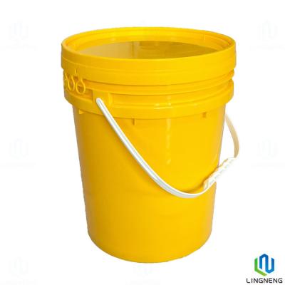China 18L wasserdichte 5 Gallonen Eimer aus Kunststoff mit Griff zu verkaufen