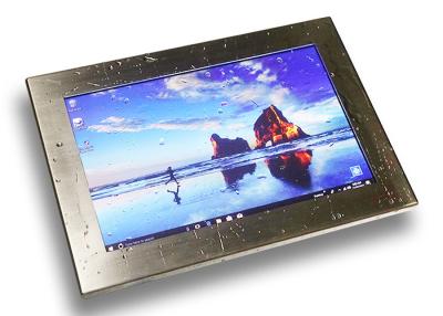 China PC impermeable del panel del acero inoxidable 12,1 pulgadas de con pantalla grande con el liendre 1000 en venta