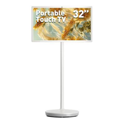 China Stand By Me Smart TV 32 polegadas tela sensível ao toque LCD Smart TV portátil recarregável à venda