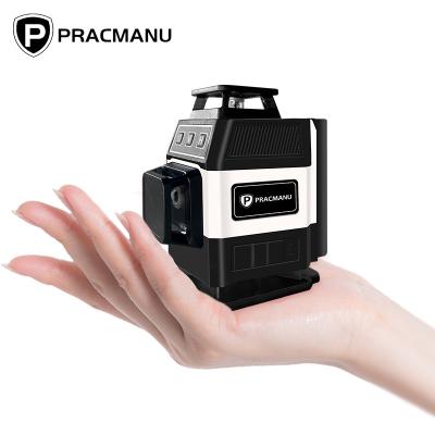 China Portable 4d 16 line rotatary laser levels suppliers Self leveling 360 degrees Multipurpose green Beam Cross Line Laser Level 90*70*100mm for sale