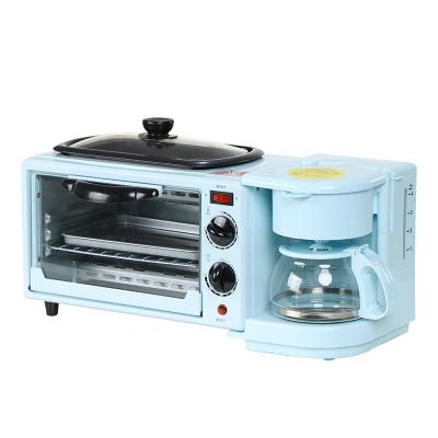 Chine 2021 3 In 1 Sandwich Breakfast Maker With Toast Oven Coffee Maker Frying Pan à vendre