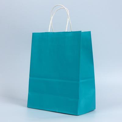 China Recycled Materials Wholesale Customized Decorative Flat Handle Paper Clothing Shopping Bags for sale