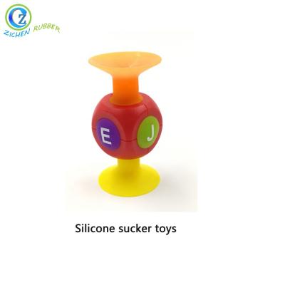 China Block Fingertip Game Silicone Assembled Interactive Suction Cup Building Toy Sucker Connect Toys for sale