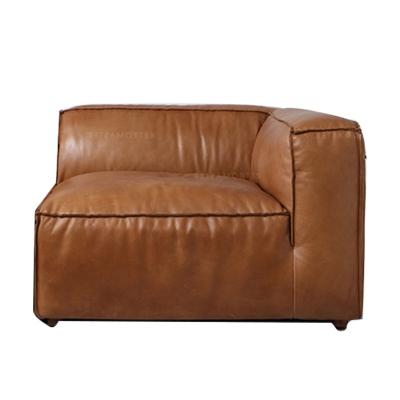 China Nordic Modern Extended Sofa Bed RM Living Room Style Furniture Scenography Imported Cowhide Corner Sofa Leisure Area Goose Down Sofa Luxury L-shape for sale