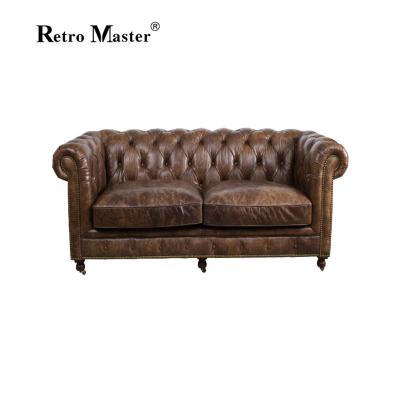China Reclining Sofa Bed RM RS073 European American Combination Living Room Sofas Feather Genuine Leather Sofa for sale