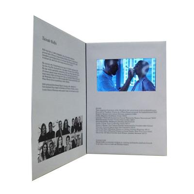 China Other Promotion Custom Size Brochure Digital Book Digital Catalog Card Video Video Brochure for sale