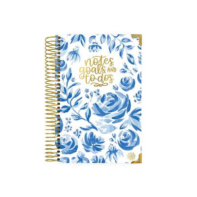 China Custom Hardcover Spiral Spiral Journal A5 Journal Book Printing for sale