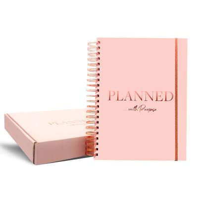 China 2022 Daily Weekly Monthly Planner 2022 Custom Printing Spiral Weekly Journal Goal Planner 2023 Day Planner Manifestation Agendas With Box for sale