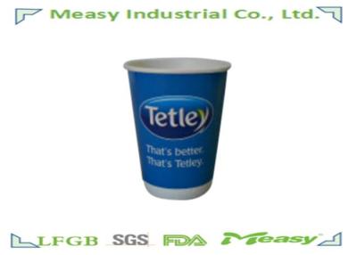 China Tazas de papel disponibles azules 400ml para el café/la leche/el aislamiento calientes en venta