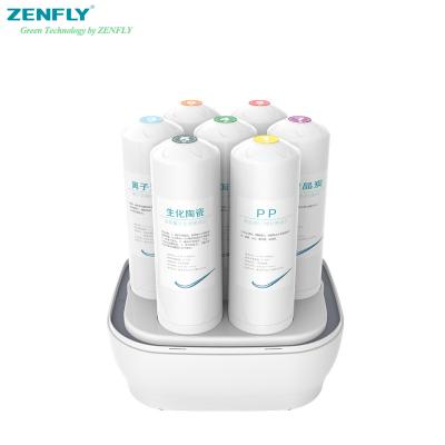 China Household 7 Stages Mineral Alkaline UF Water Purifier With Ultra Filter Membrane for sale