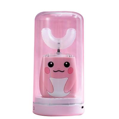 China Teeth Cleaning U Shape Automatic Shenzhen Eco Friendly Private Label Rechargeable Sonic Toothbrush 360 Electric Toothbrush for Teeth Whitening for sale