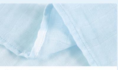 China firmeza de color fuerte modal azul tejida caja fuerte de Gauze Towels el 100% del bebé 30S en venta