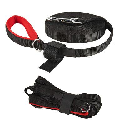 China Padded Dog Training Lead , Long Line Heavy Duty Strong Nylon Lead With Soft Padded Handle for sale