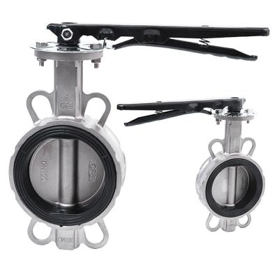 China Manutenção manual de vedação suave válvula borboleta D71X-10/16P padrão ISO e operação suave à venda