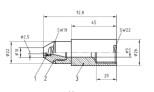 중국 DIN 19523 2008-08 Bild 1 Nozzle For Jetting Rig 판매용