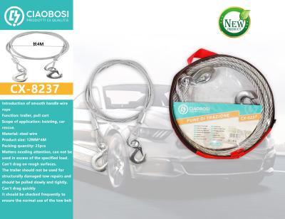 China ciaobosi Kitchen Appliances 4M Emergency Car Towing Rope XC-8237 Small Tool Steel Wire 12mm for sale
