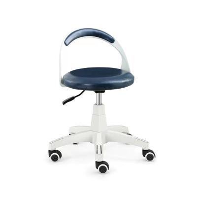 China New Design Modern Height Adjustable 360 Swivel Bar Stool Blue Leather Swivel Chair For Living Room Room for sale