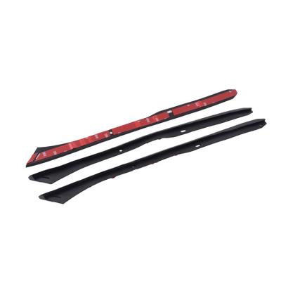 China 8mm*10mm Rubber Accessories Automotive Lamps Rubber Parts Adhesive Black Rubber Strips For Automotive Lamps for sale