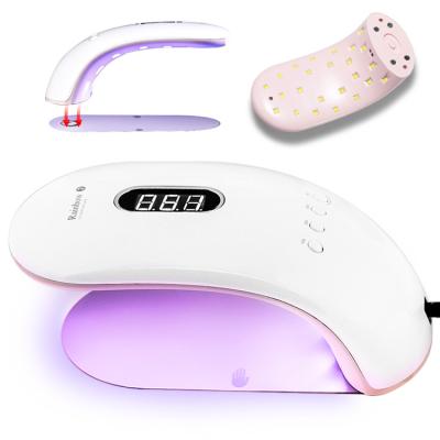China Korean Factory New Designed 4 Timer Gel Nail With UV Lamp Nails Led UV Manicure UV Lamp 230*115*85mm for sale