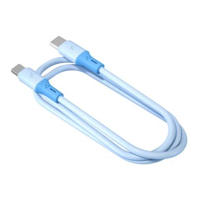China Mobile Phone Etc.electronic Product New Arrival 20W Liquid Silicone Palladium Cable 1.2M Usb C To Lightning Fast Charging iphone 12 Data Cable Logo Customized for sale