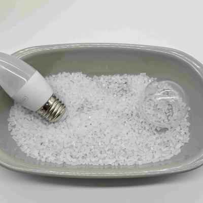 China Low Smoke Toxicity Reduced Light Diffusion PC UL94 V0 PC Pellets Halogen Free for sale