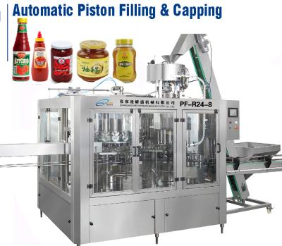 China 18000bph heet Saus het Vullen Machinetomatenpuree het vullen machinetomatenpuree het vullen materiaal Te koop