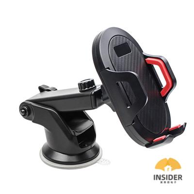 China Amazon Hot Sale 360 Degree Rotation Car Mount Mobile Phone Bracket Universal Car Adjustable Universal Holder Flexible For Smartphone for sale