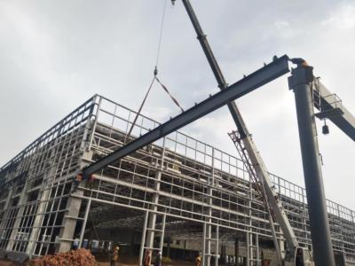 China Standards Customized Prefabricated Steel Structures 6-30mm Flange Thickness for sale