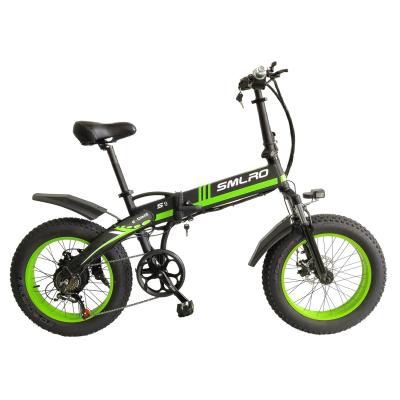 China Aluminum Alloy SMLRO S9 7 Speed Folding Portable E-Bike 20
