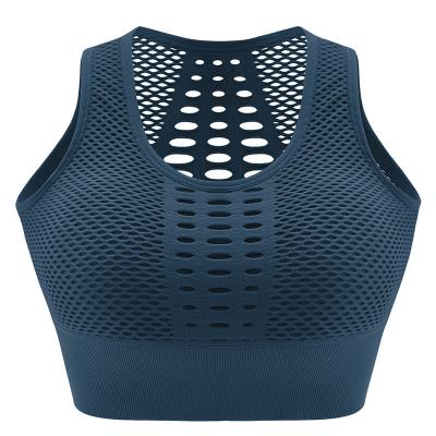 China High Impact Support Yoga Workout Fitness Sports Breathable Padded Shockproof Bra for sale