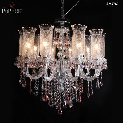 China Modern bohemian chandelier with clear crystal for sale