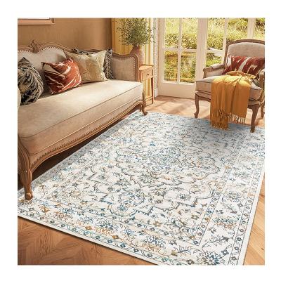 China Washable Hot selling foldable 3d carpet machine Washable Area Rug traditional Vintage style 100% polypropylene home textiles for sale