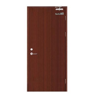 China Fire Rated Single Leaf Fire Retardant Fire Resistant Doors Wood Door Fire Protection Wooden Door For School Apartment Commercial for sale