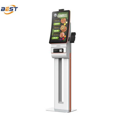 China Floor-standing Self-service Ordering Kiosk for Hotel Library Hotpot LCD Menu Mobile POS for sale