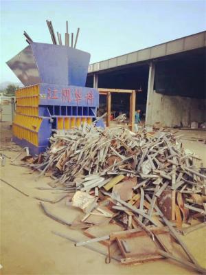 China contninuous automatic metal Shear 800 tons Cutting Force Adjustable cutting Length 8.0-12.0 Tons/hr Steel Scrap for sale