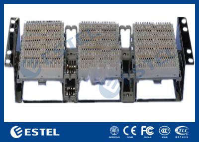 China 3U 100 / 150 Pairs Fiber Optic ODF Distribution Frame Back Mounting 1 Year Warranty for sale