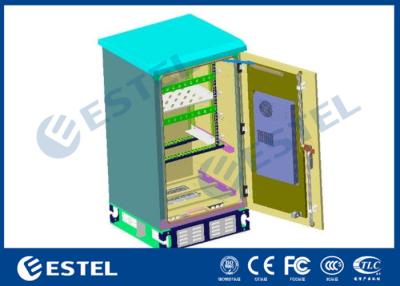 Chine Climatiseur extérieur de support de l'armoire d'alimentation de double mur 15U se refroidissant avec une étagère de batterie à vendre